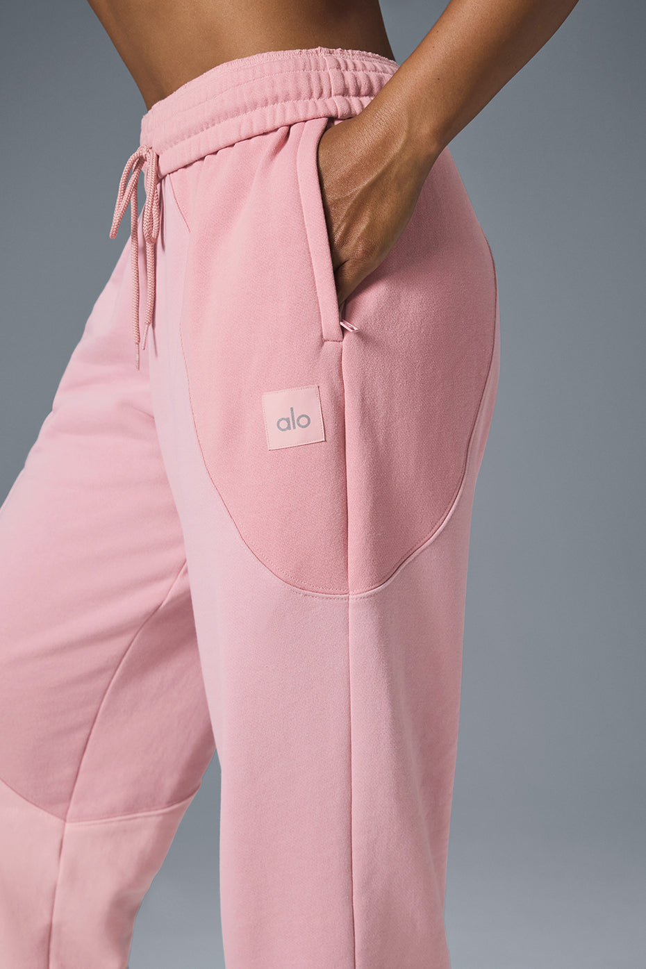 Alo Make Waves Sweatpant - Sunset Pink Tonal