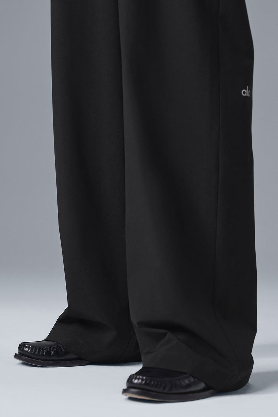 Alo High-Waist Pursuit Trouser (Long) - Black