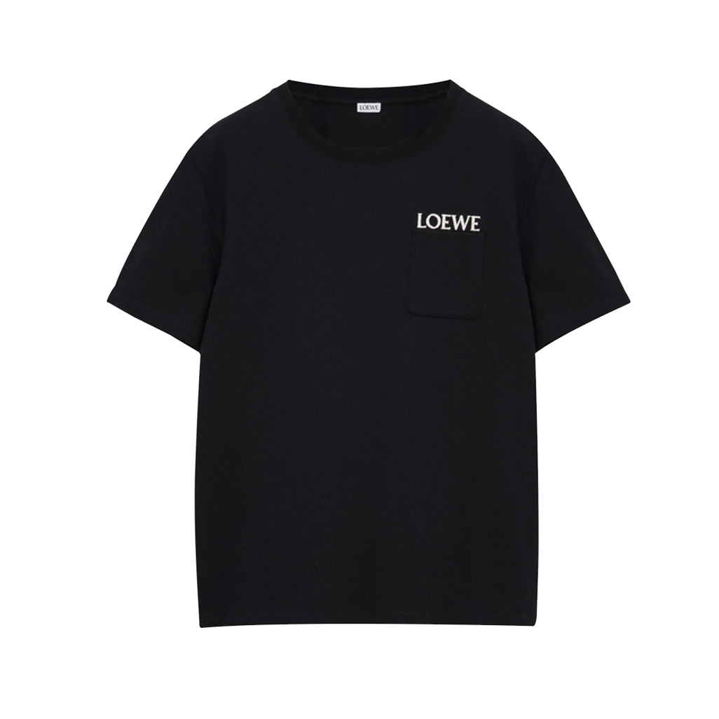 LOEWE Relaxed fit T-shirt in cotton- Black